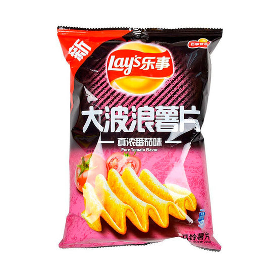 Lay's Wavy Chips Pure Tomato 70g (China)