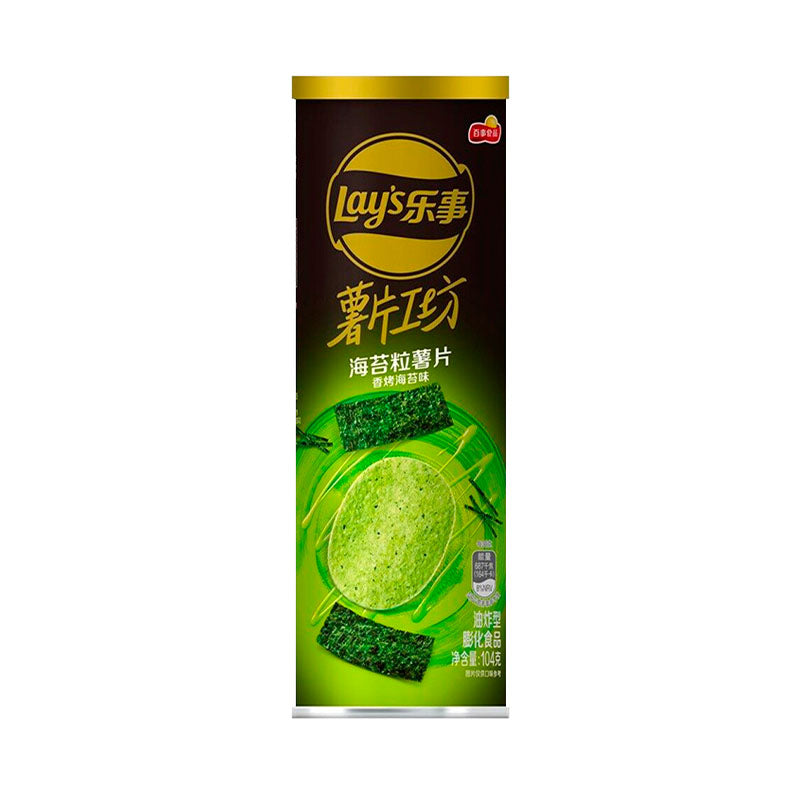 Lays Stax Roasted Seaweed 90g (China)
