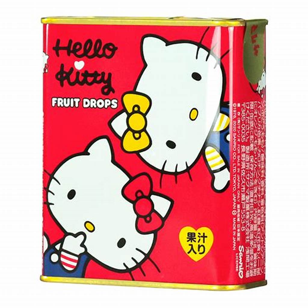 Hello Kitty Drops Hard Fuit Candy 74g (Japan)
