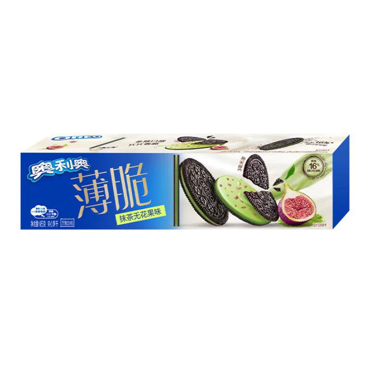 Oreo Ultra Thin Biscuit Matcha Fig 95g (China)