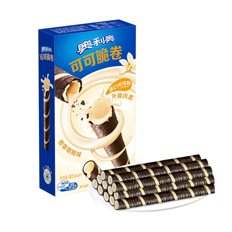 Oreo Wafer Rolls Vanilla Mousse 54g (China)