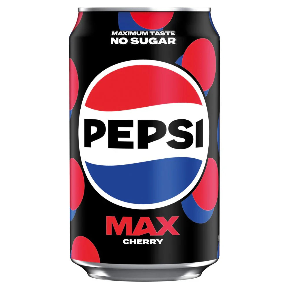 Pepsi Max Cherry Zero Sugar 330ml (Denmark)