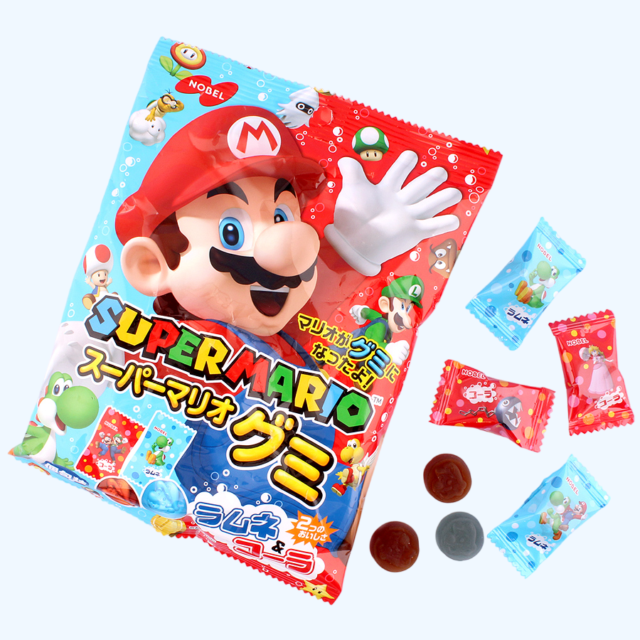 Nobel Super Mario Gummy 85g (Japan)