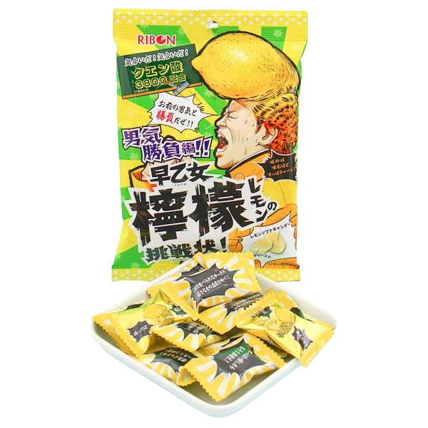Ribon Lemon Candy No Chosenjyo Sour 54g (Japan)