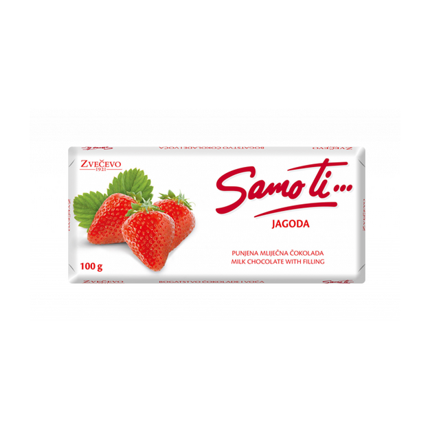 Zvecevo Strawberry Chocolate 100g (European)