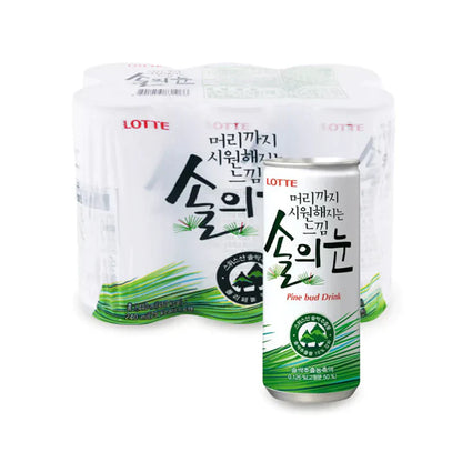 Lotte Pine Bud Drink pack of 6x240ml (Korea)