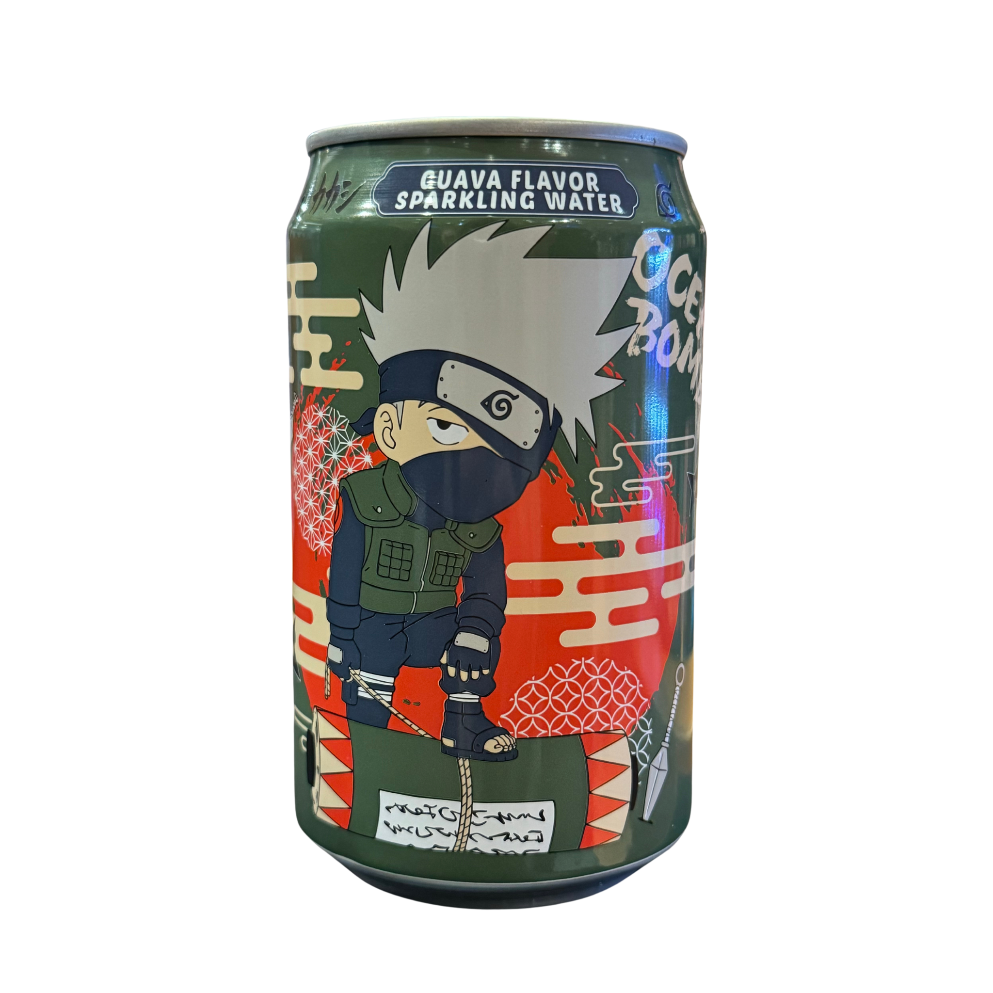 Ocean Bomb Naruto Sparkling Water Guava 330ml (Taiwan)
