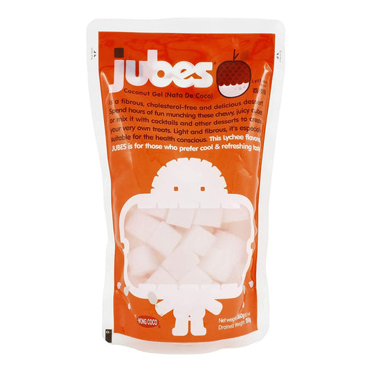 Jubes Coconut Gel Lychee Flavor (Indonesia)