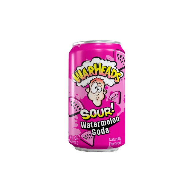 Warheads Watermelon Sour Soda 355ml