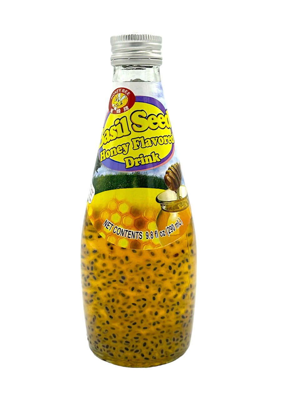 Honey Bee Basil Seed Honey Flavor 290ml (Thailand)