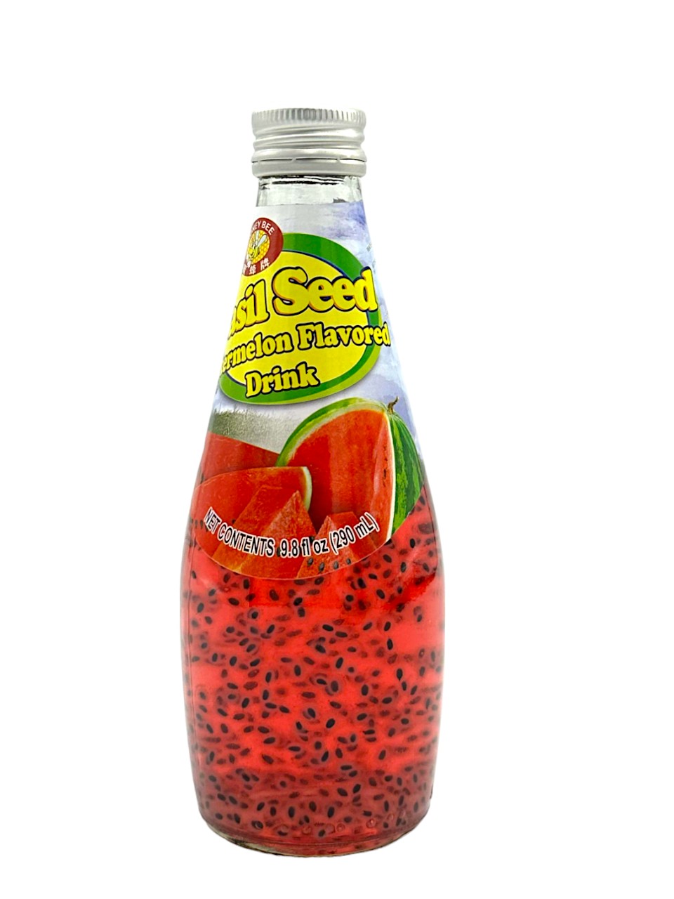 Honey Bee Basil Seed Watermelon Flavor 290ml (Thailand)