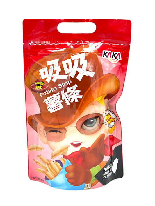 KAKA Potato Strip Chips - 13 Spices Flavor 80g (Taiwan)