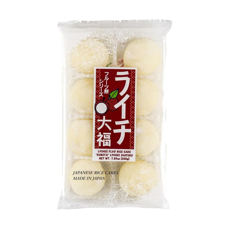 Kubota Baked Soft Mochi Lychee Flavor 200g (Japan)