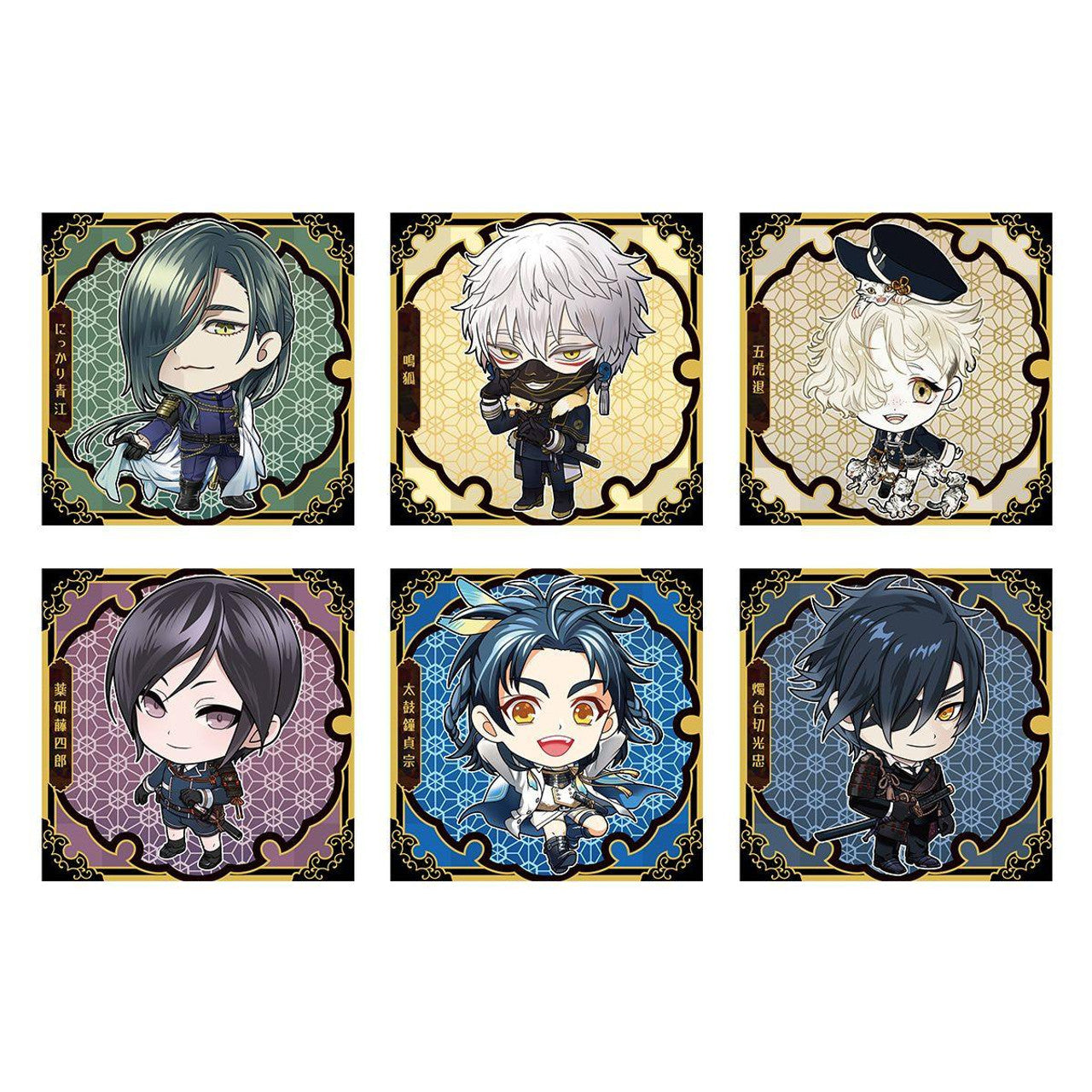 Bandai Touken Ranbu ONLINE 2nd ED. Wafer Biscuit + Sticker (Japan)