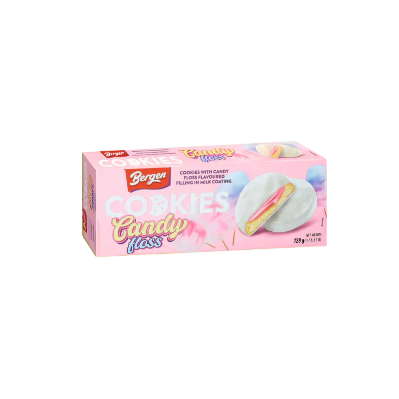 Bergen Cookies - Candy Floss 128g (Poland)