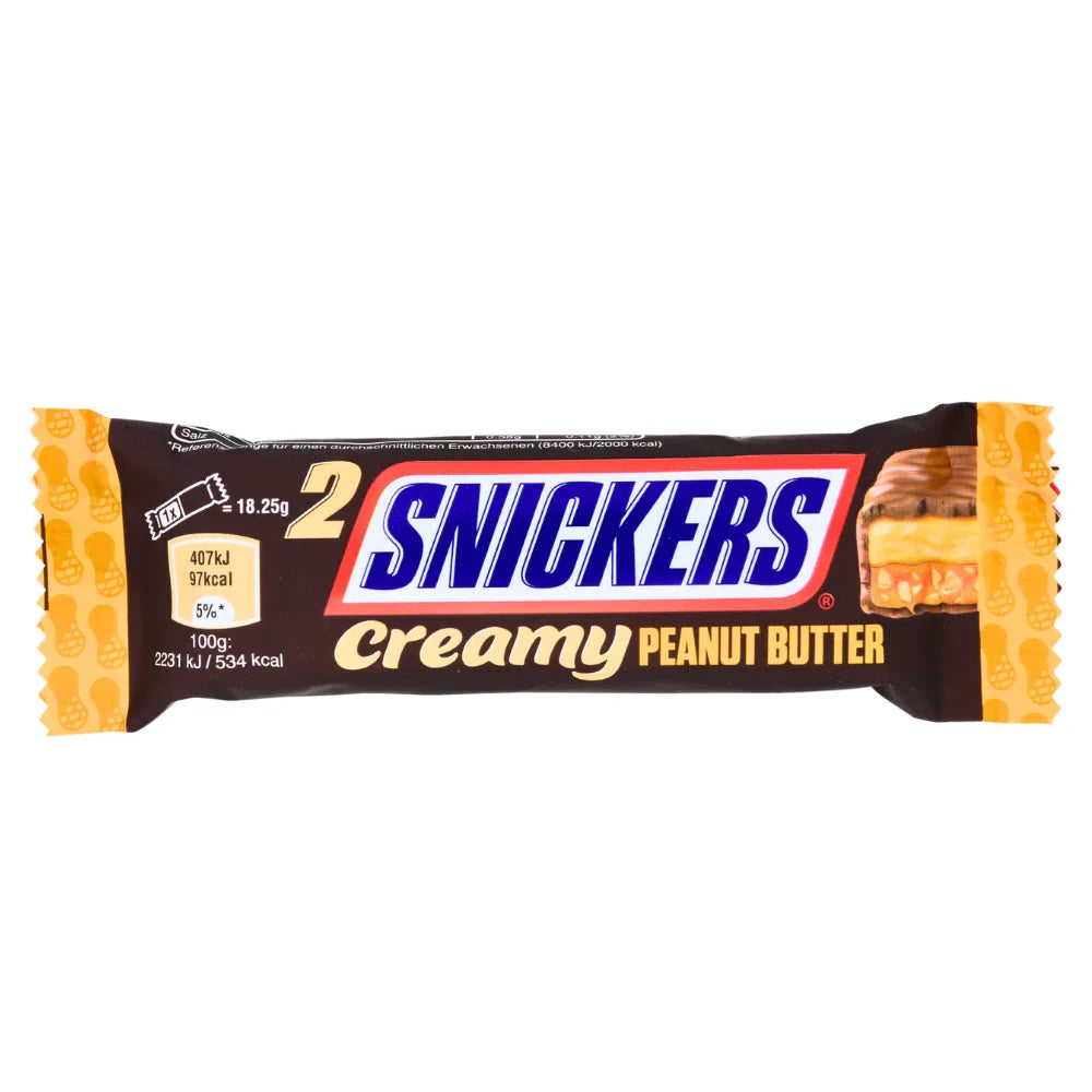 2X Snickers Creamy Peanut 36.5g (Poland)