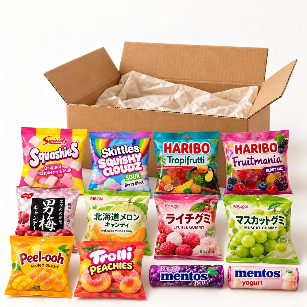 International Candy & Gummies Box
