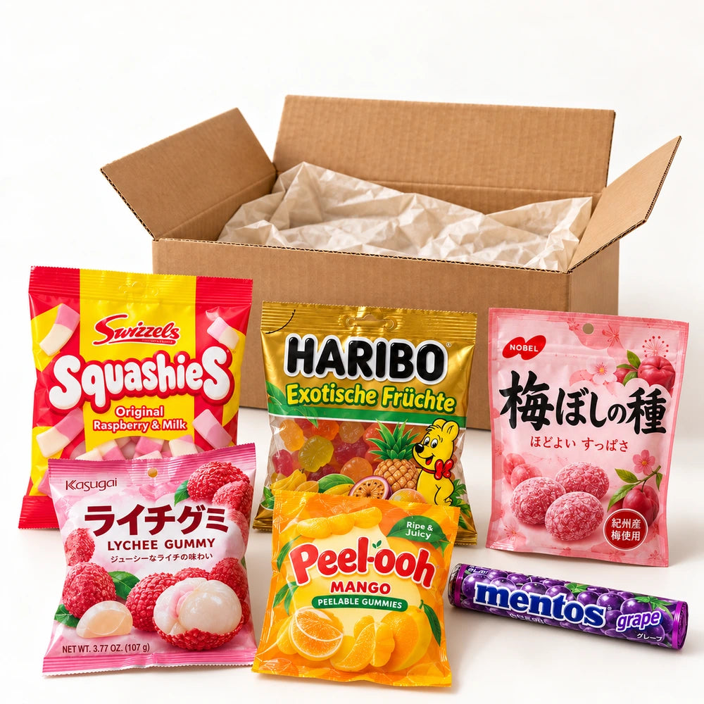 International Candy & Gummies Box