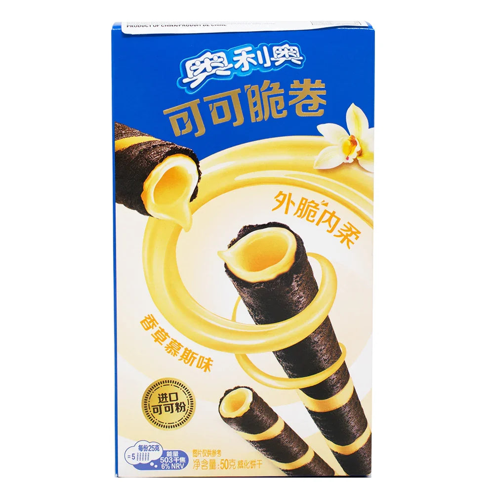Oreo Wafer Rolls Vanilla Mousse 54g (China)