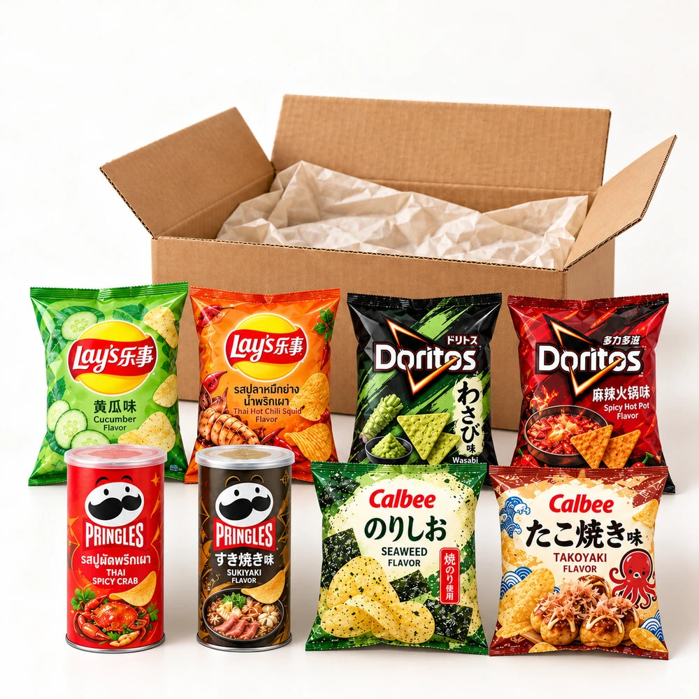 International Chips & Crackers Box