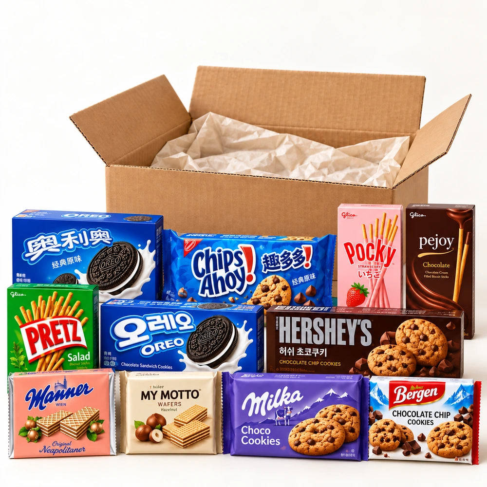 International Cookies & Wafers Box