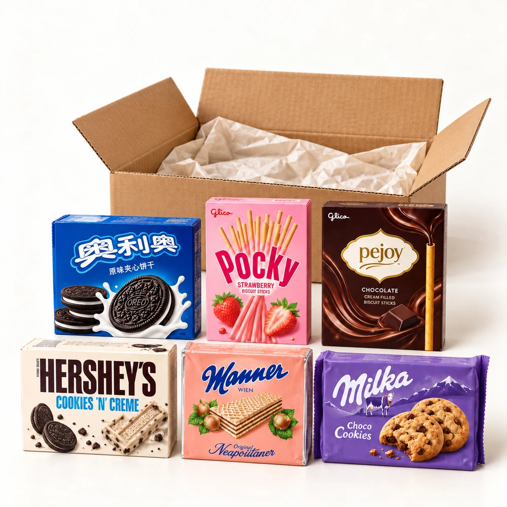 International Cookies & Wafers Box