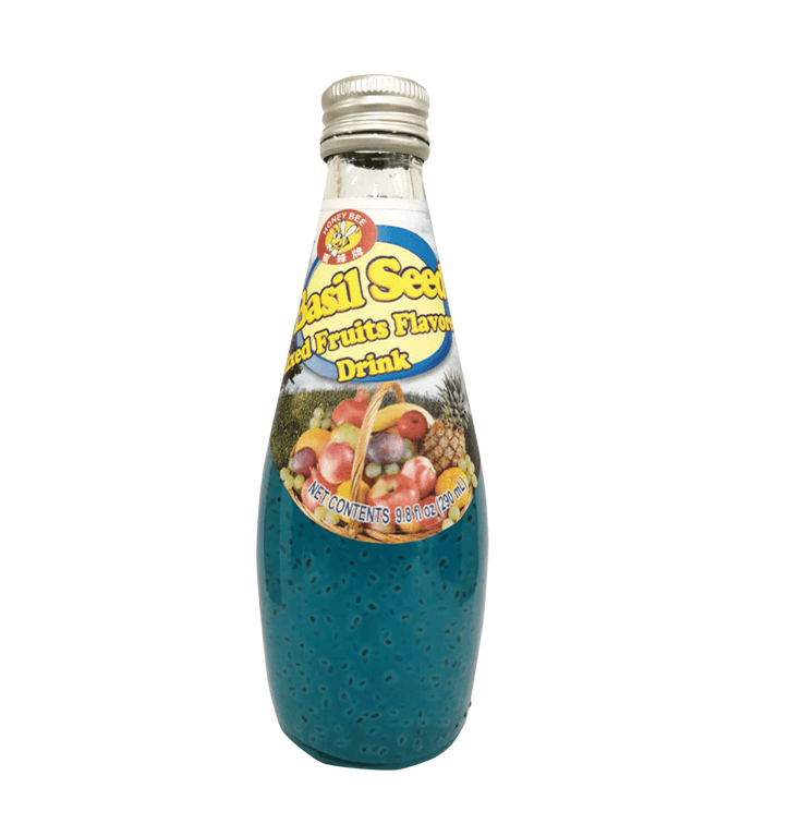 Honey Bee Basil Seed Mixed Fruit 290ml (Thailand)