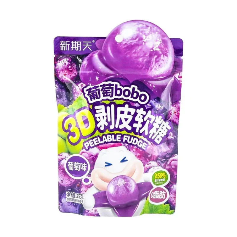 3D Peeling Soft Candy Black Grape Flavor 75g (China)