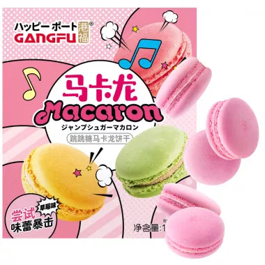 Macaron Popping Candy Strawberry Biscuit Flavor 50g (China)
