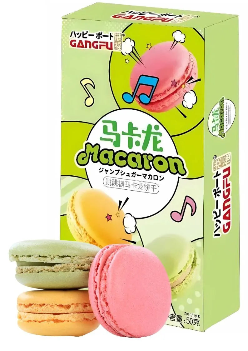 Macaron Popping Candy Matcha Biscuit Flavor 50g (China)