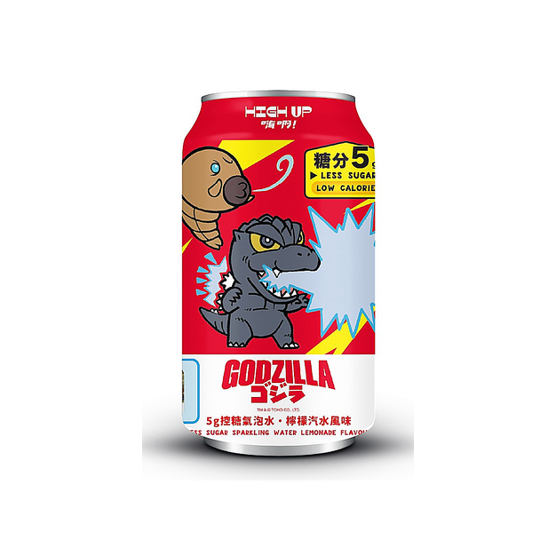 High Up Godzilla Lemon Soda 330ml (Taiwan)