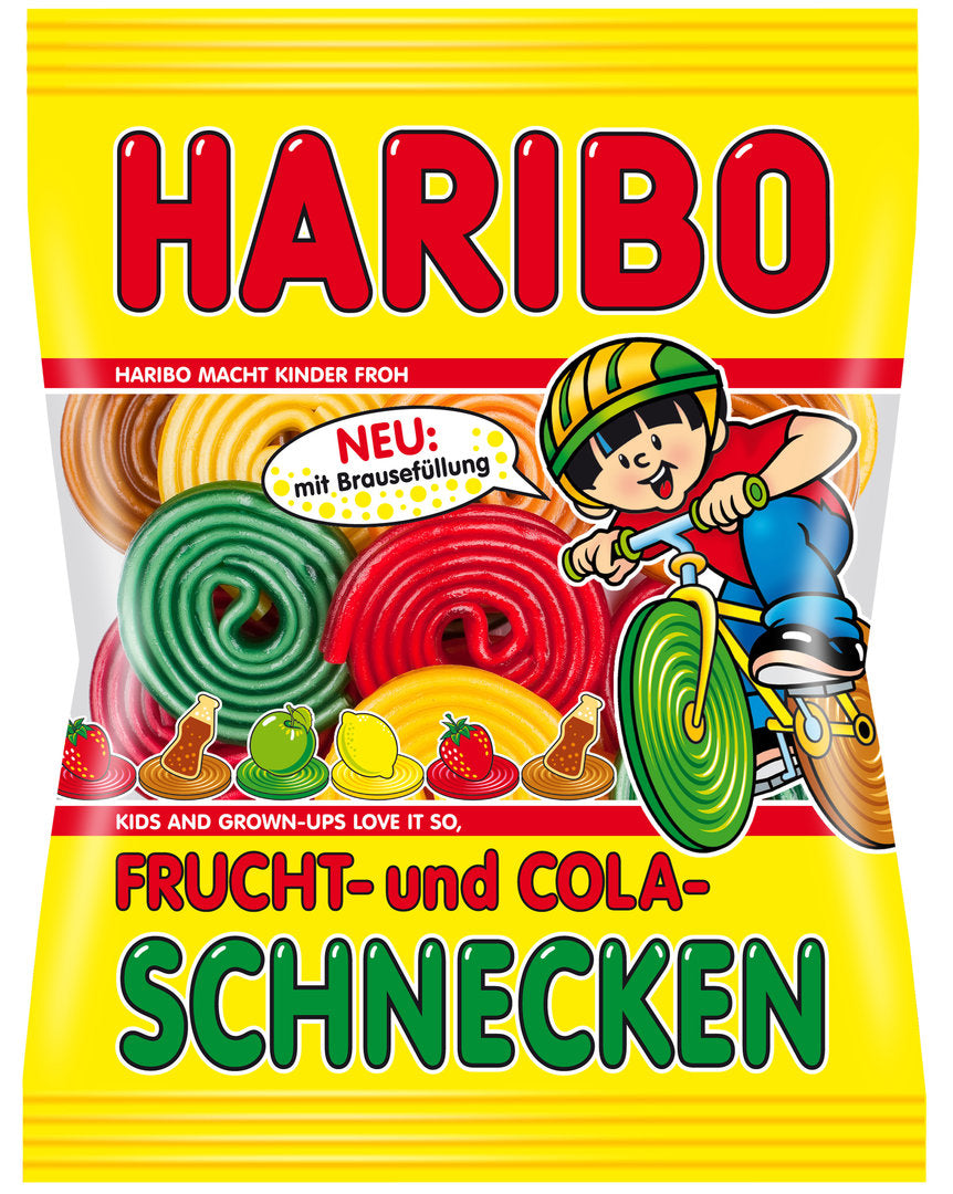 Haribo Rotella Frucht & Cola Schnecken 160g (Germany)