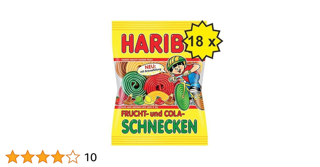 Haribo Rotella Frucht & Cola Schnecken 160g (Germany)