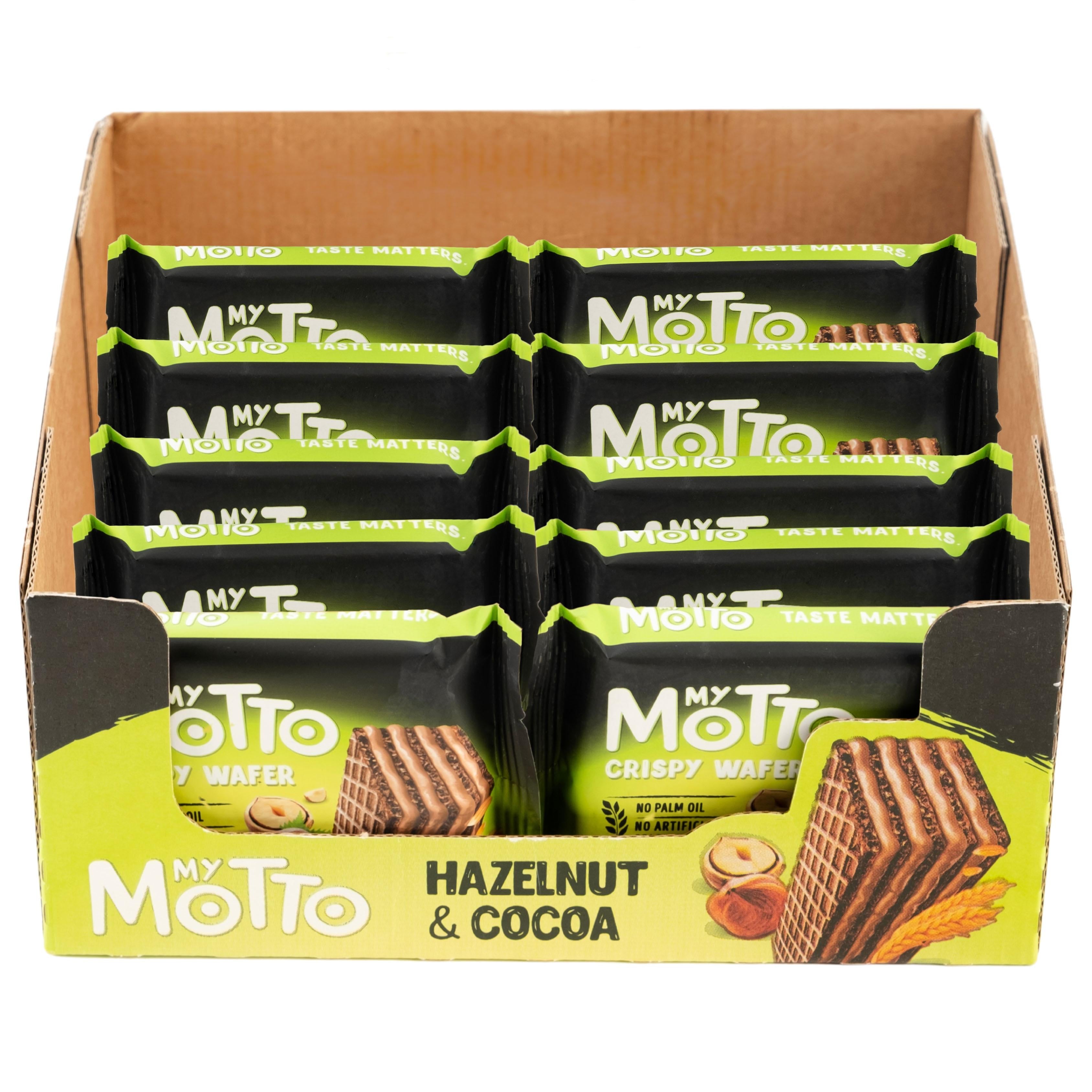 My Motto 3 pack Hazelnut & Cocoa Wafers (Bulgaria)
