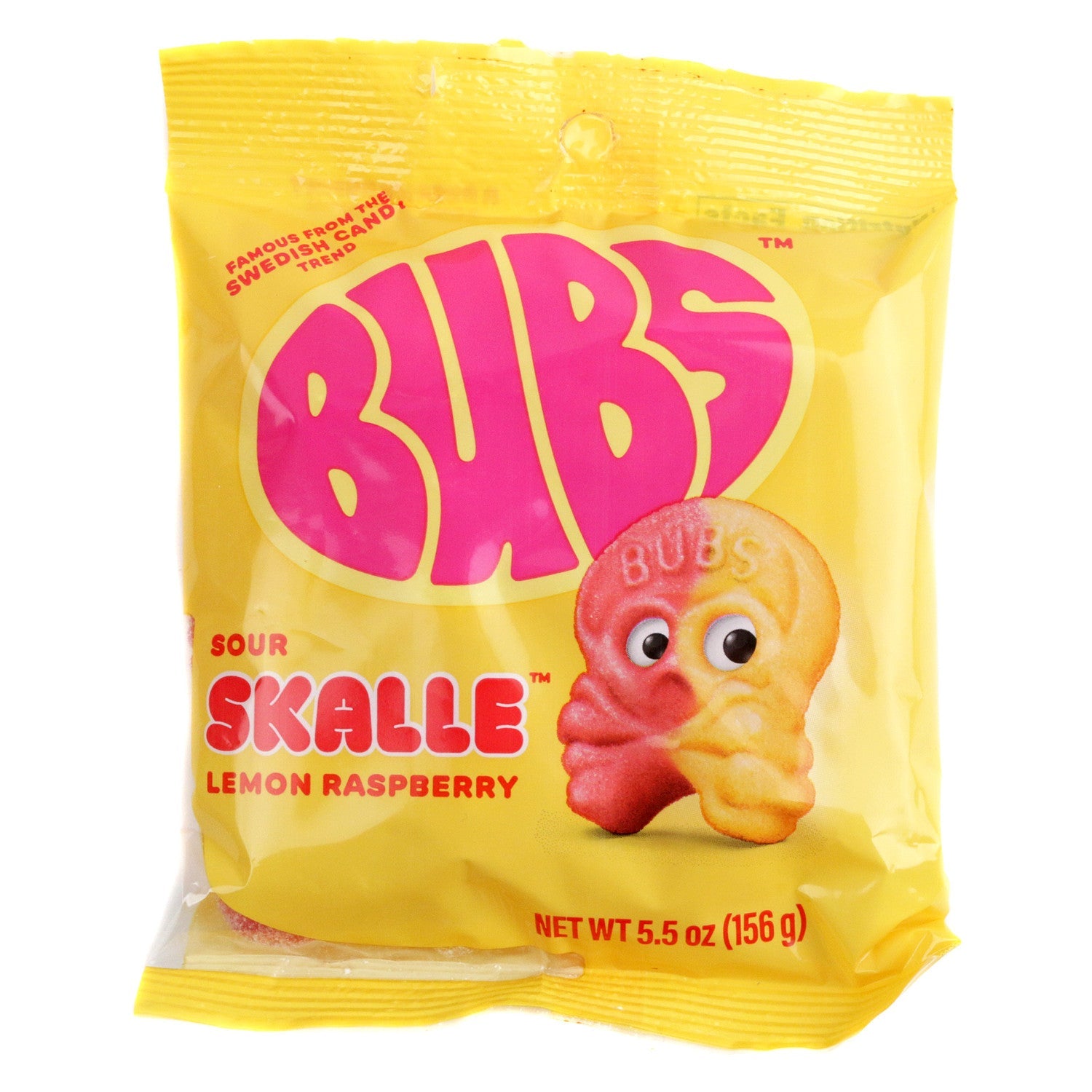 Bubs Lemon Raspberry Swedish Gummy 156g (Sweden)