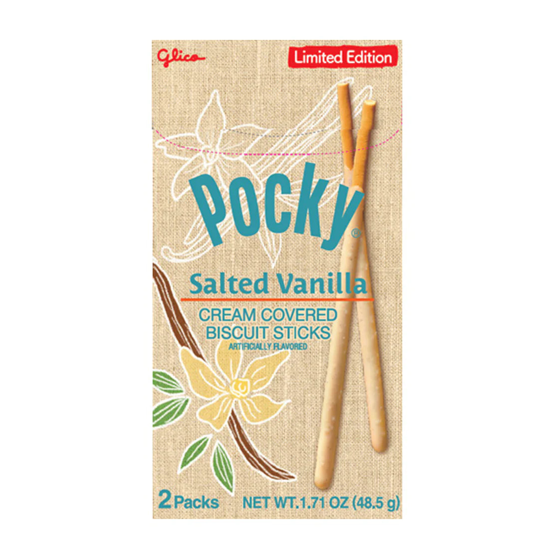 Pocky Salted Vanilla Biscuit Sticks 48g (USA)