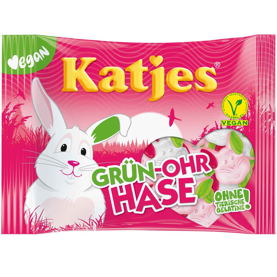 Katjes Green Ear Bunny 175g (Germany)