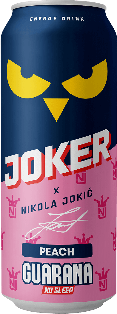 Guarana Nikola Jokic Joker Peach Energy Drink (Serbia)