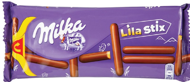 Milka Choco Lila Stix 112g (Czech Republic)