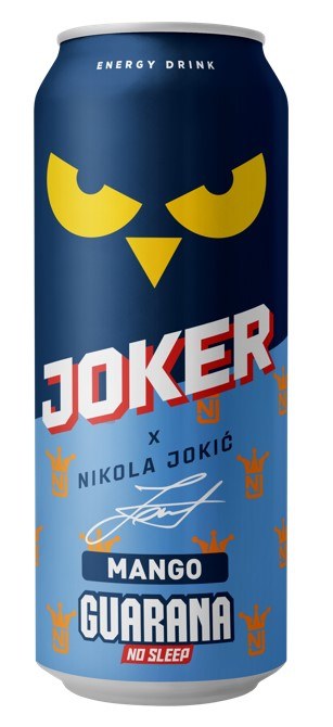 Guarana Nikola Jokic Joker Mango Energy Drink (Serbia)