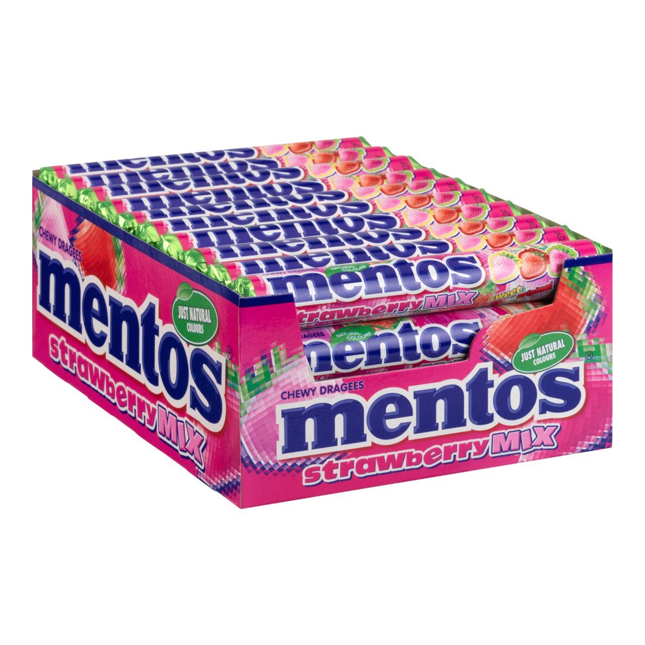 Mentos Strawberry Mix 40pck x 37.5g (Netherlands)