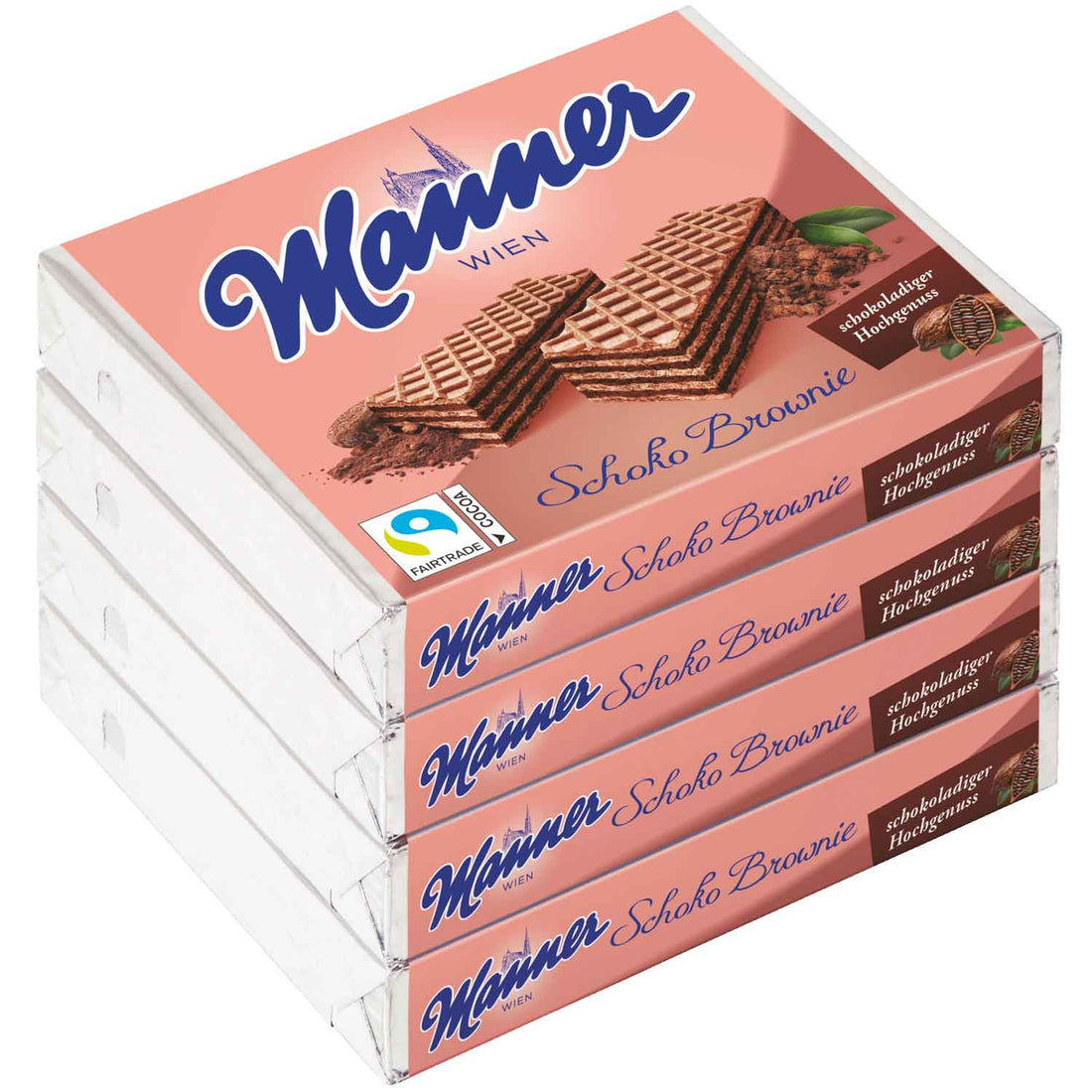 Manner Schoko Brownie Wafers 75g (Austria)