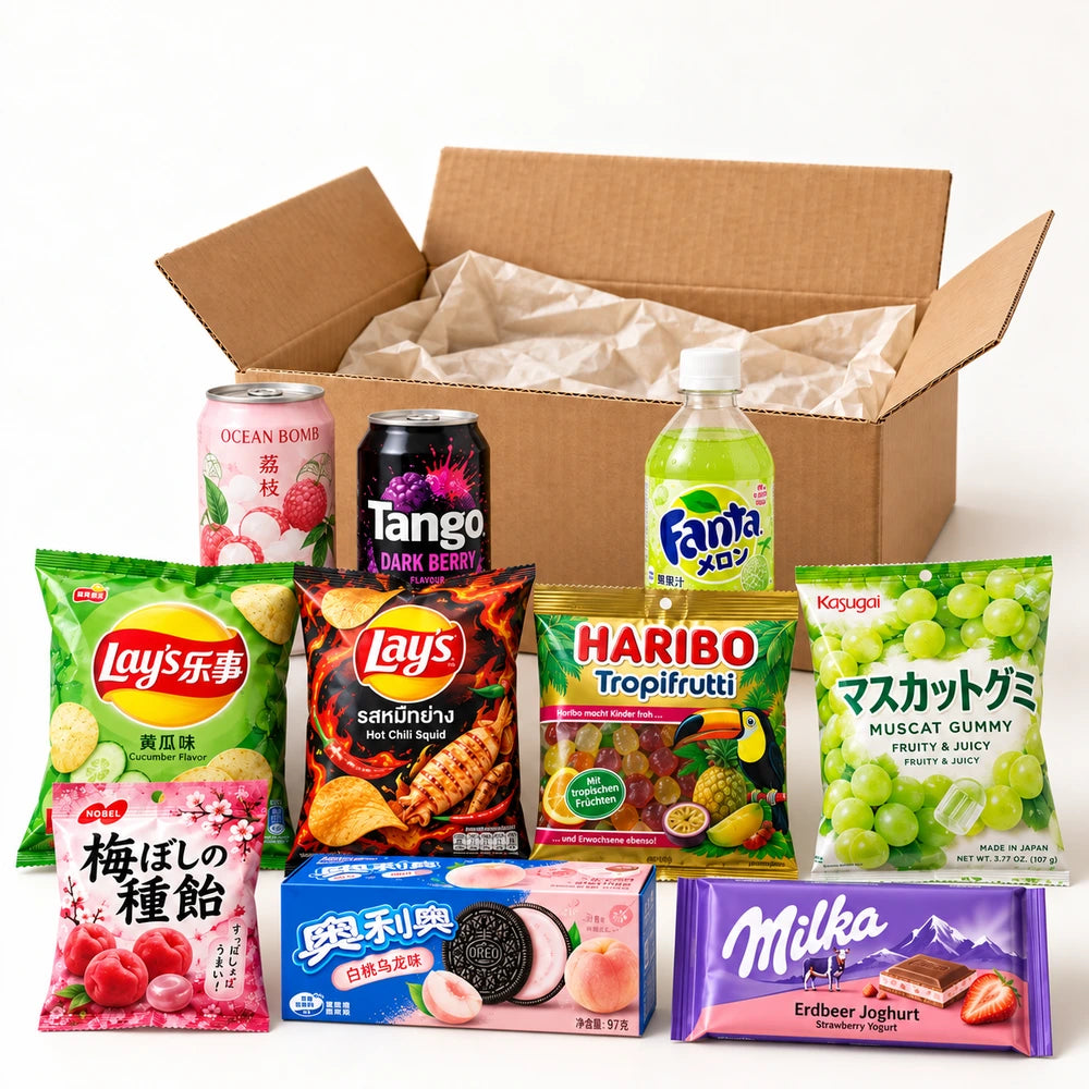 Around the World Mystery Snack Box