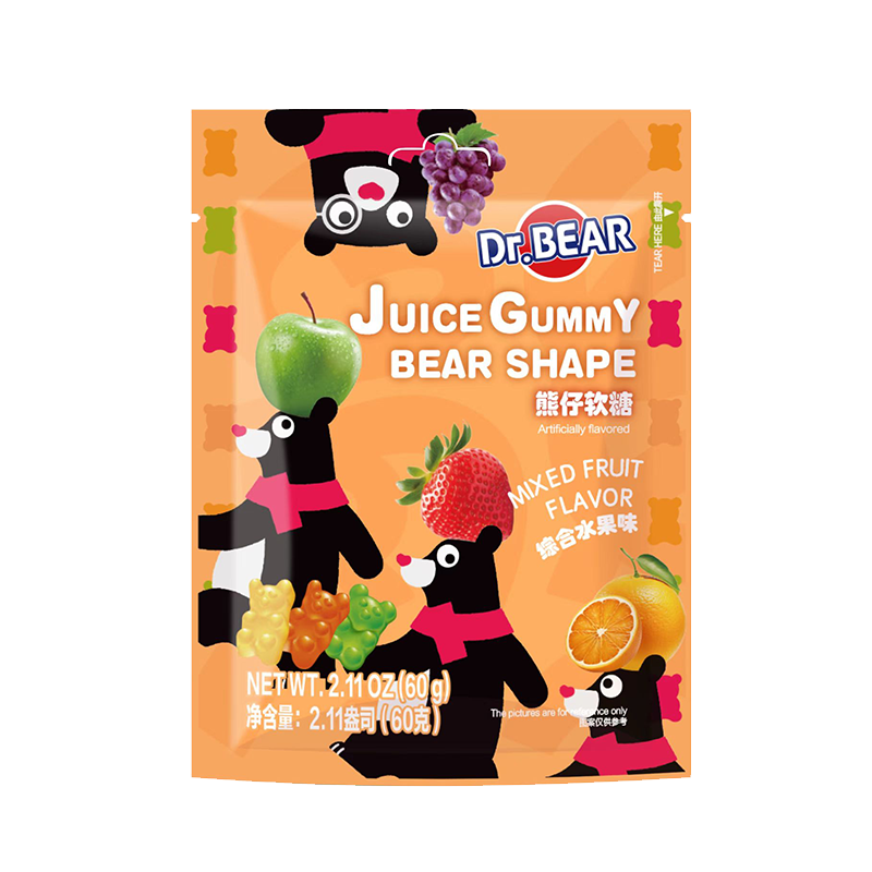 Dr. Bear Mixed Fruit Juicy Gummy (China)