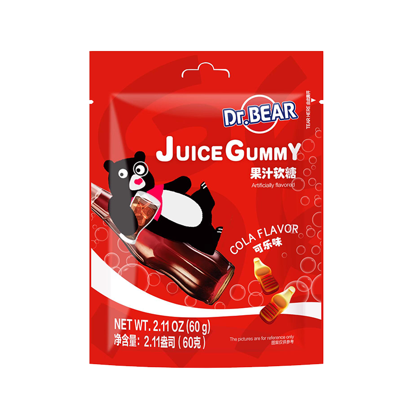 Dr. Bear Cola Flavor Juicy Gummy (China)