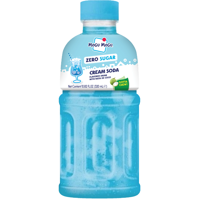 Mogu Mogu Cream Soda Nata de Coco 320ml (Thailand)
