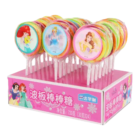 Leda-Disney Princess Lollipop 15g (48pck)