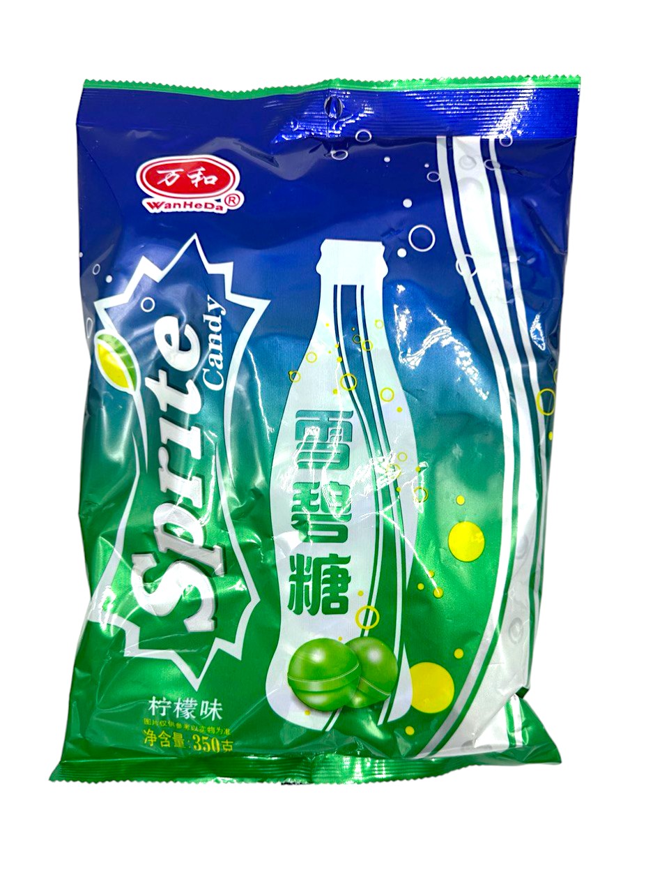 Wanhe Sprite Soda Candy Flavor 350g (China)