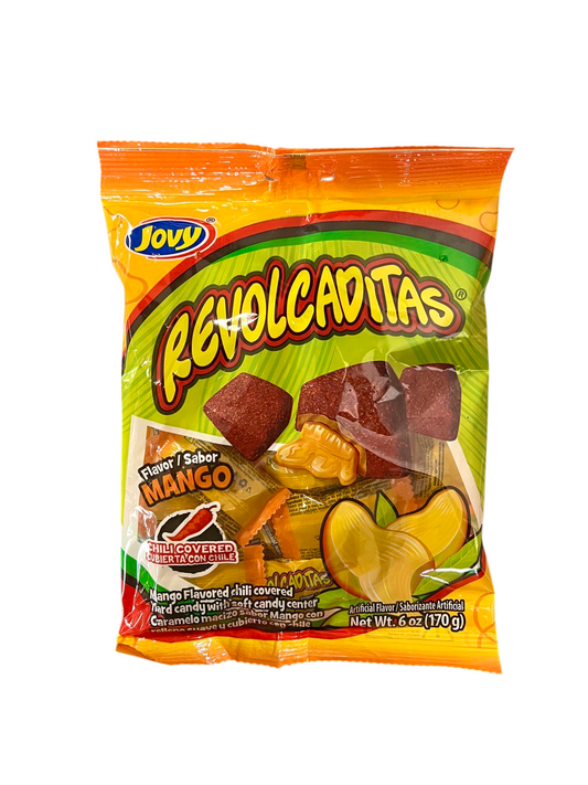 Jovy Revolcaditas Mango flavor Chili Covered Candy 170g (Mexico)