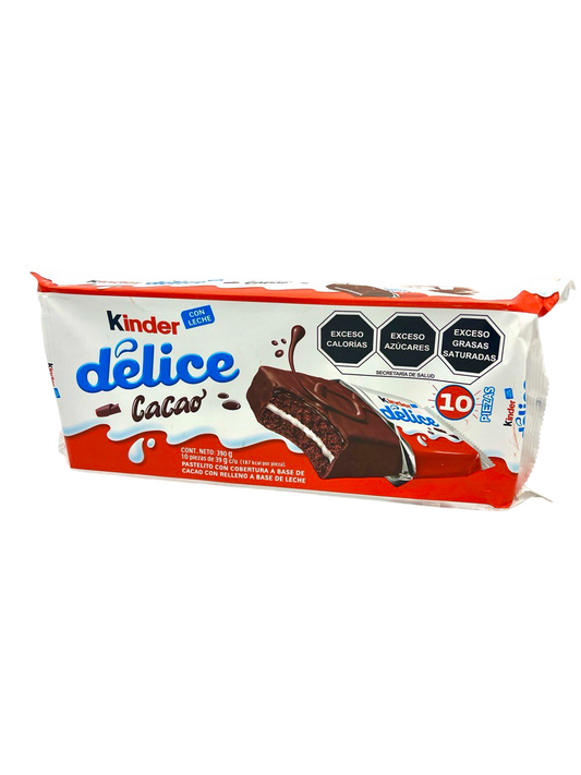 Kinder Delice Cacao 10pc x 39g (Mexico)